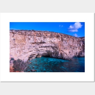 Blue Lagoon, Comino, Malta Posters and Art